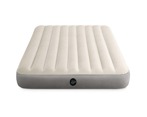 Матрац надувний Intex 64103 203x152x25 см, сірий