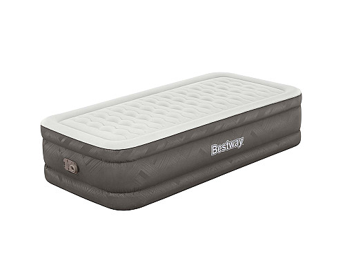 Матрац надуний Bestway 69048 з насосом 191 x 97 x 46 см, бежевий