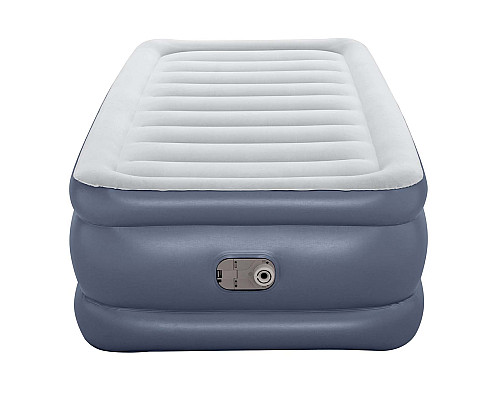 Матрац надувний Bestway 6713G з насосом 191 x 97 x 51 см, сірий