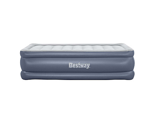 Матрац надувний Bestway 6713G з насосом 191 x 97 x 51 см, сірий