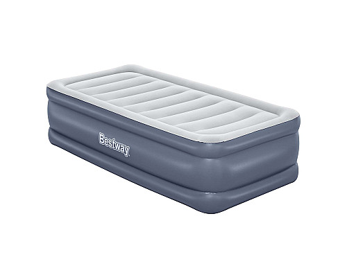 Матрац надувний Bestway 6713G з насосом 191 x 97 x 51 см, сірий