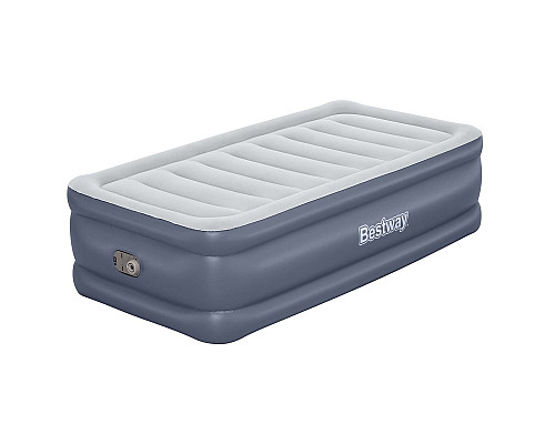 Матрац надувний Bestway 6713G з насосом 191 x 97 x 51 см, сірий