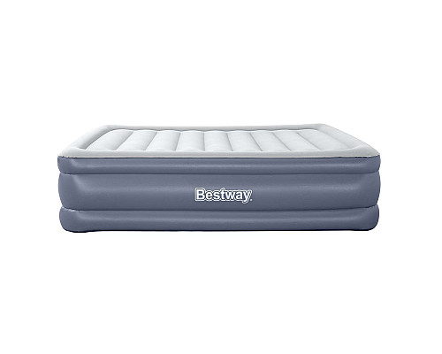 Матрац надувний Bestway 6713I з насосом 203 x 152 x 51 см, сірий