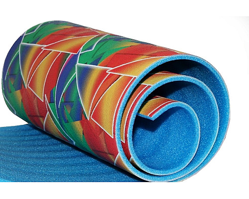 Килимок туристичний MASTER 180х50х0,8 см, різнокольоровий