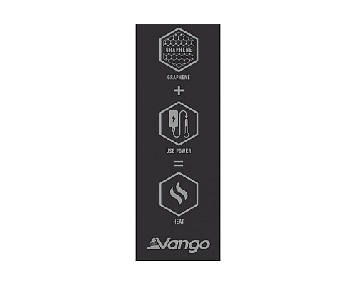 Килимок нагрівальний Vango Radiate Heat Mat, 60 х 40 см - чорний