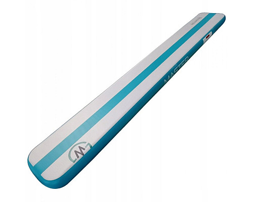 Мат гімнастичний надувний MASTER AirBeam, 300 x 40 x 10 см, сіро-блакитний