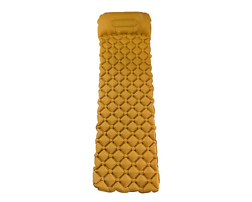 Каримат з помпою WCG 195 х 56 х 6 см - жовтий