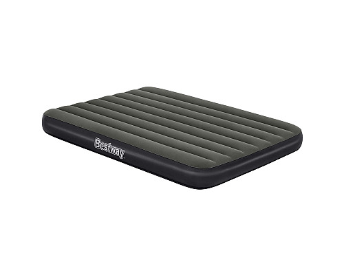 Матрац надувний Bestway 6713M 191x137 см, чорно-сірий