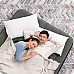 Матрац надувний Bestway 6713M 191x137 см, чорно-сірий