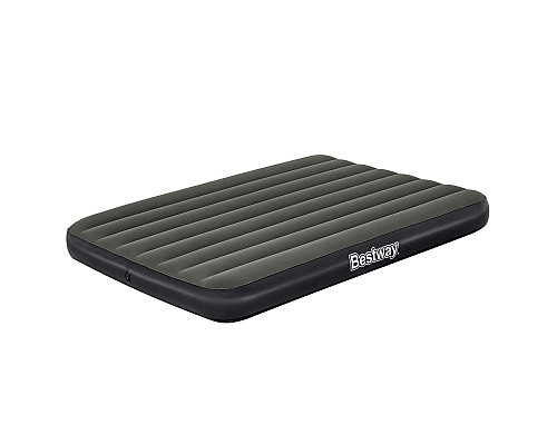 Матрац надувний Bestway 6713M 191x137 см, чорно-сірий
