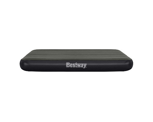 Матрац надувний Bestway 6713M 191x137 см, чорно-сірий