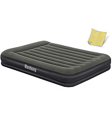Матрац надувний Bestway 67699 203x152 см, чорно-сірий