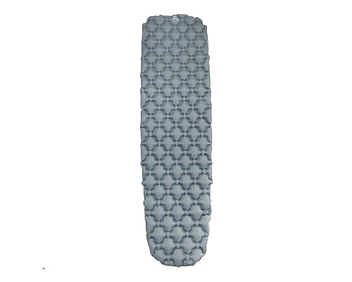 Каримат надувний WCG 195 х 56 х 6 см - сірий