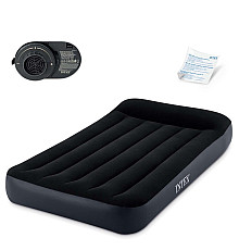 Матрац надувний 64146NDз вбудованим електронасосом 191x99x25 см, чорний