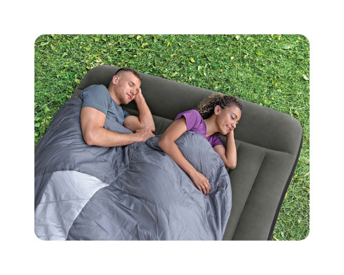 Матрац надувний Bestway 67682 203x152 см, чорно-сірий Матрац надувний Bestway 67682 203x152 см, чорно-сірий