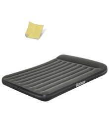 Матрац надувний Bestway 67682 203x152 см, чорно-сірий