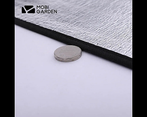 Килимок кемпінговий Mobi Garden Aluminium NX23663005 200 х 200 см, сріблястий