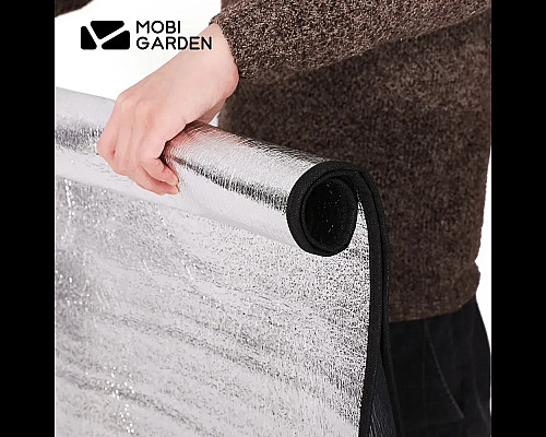 Килимок Mobi Garden Aluminium NX20663008 180 х 200 см, сріблястий Килимок Mobi Garden Aluminium NX20663008 180 х 200 см, сріблястий