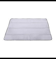 Килимок Mobi Garden Aluminium NX20663008 180 х 200 см, сріблястий