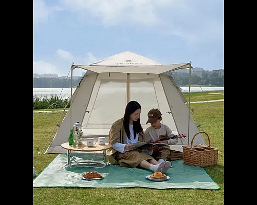 Килимок для пікніка Mobi Garden Diamond NX23663019 200 х 200 см, зелений