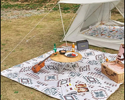 Килимок для пікніка Mobi Garden Ultrasound picnic NX22663020 200 х 200 см, хакі