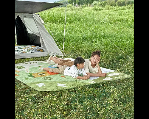 Килимок для пікніка Mobi Garden Camp NX23663021 200 х 200 см, зелений Килимок для пікніка Mobi Garden Camp NX23663021 200 х 200 см, зелений