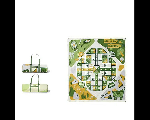 Килимок для пікніка Mobi Garden Camp NX23663021 200 х 200 см, зелений Килимок для пікніка Mobi Garden Camp NX23663021 200 х 200 см, зелений