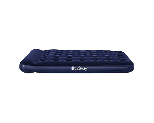 Матрац надувний Bestway 67225 з вбудованим насосом 191 x 137 см, синій