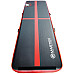 Мат гімнастичний надувний MASTER, 300 x 100 x 20 см, чорно-червоний