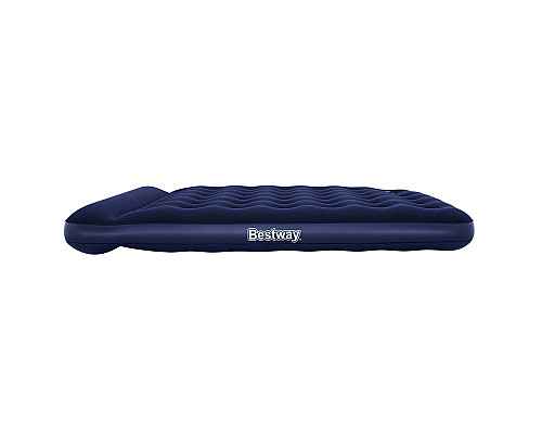 Матрац надувний Bestway 67226 з вбудованим насосом 203x152 см, синій