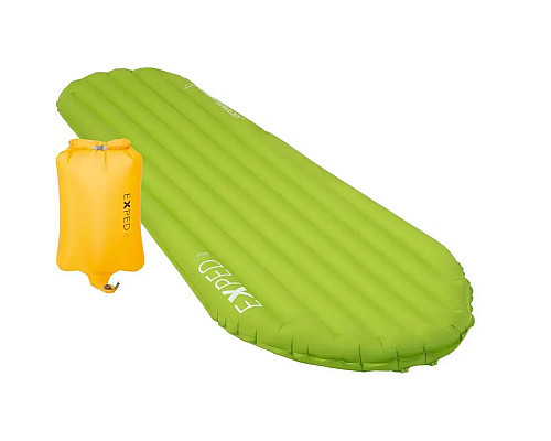 Килимок надувний Exped Ultra 5R M Mummy, 183 х 52 см - зелений