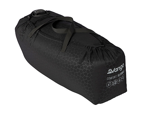 Килимок самонадувний Vango Comfort 10 Single Shadow 200 x 60 x 10 см - чорний