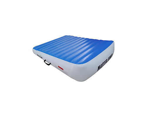 Мат похилий надувний MASTERJUMP 180 x 120 x 20-65 см - синьо-білий