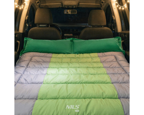 Матрац самонадувний автомобільний NILS CAMP NC4401 188 x 132 x 5 см, зелений