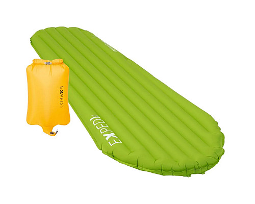 Килимок надувний Exped Ultra 1R MW Mummy 183х65 см, зелений Килимок надувний Exped Ultra 1R MW Mummy 183х65 см, зелений