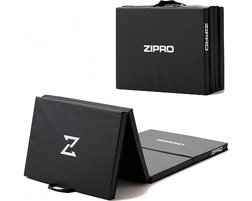 Мат гімнастичний Zipro, 180 х 60 х 4 см, чорний