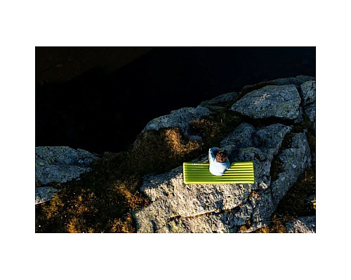 Килимок надувний Exped Ultra 1R M, 183 x 52 cм - зелений