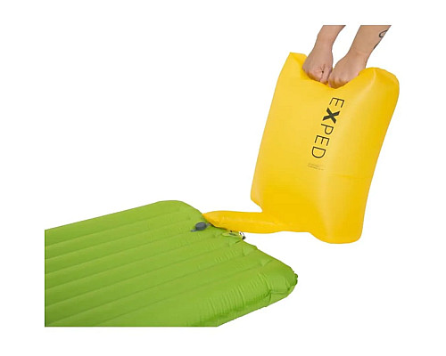 Килимок надувний Exped Ultra 1R M, 183 x 52 cм - зелений