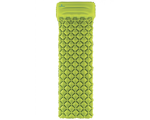 Килимок надувний Ferrino Air Lite Pillow Mat 78247NVV 185x58 см, зелений