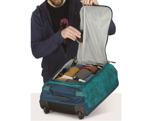 Сумка на колесах Osprey Daylite Carry-On Wheeled Duffel 40 - O/S - зелений