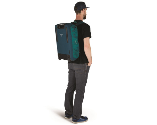 Сумка на колесах Osprey Daylite Carry-On Wheeled Duffel 40 - O/S - зелений