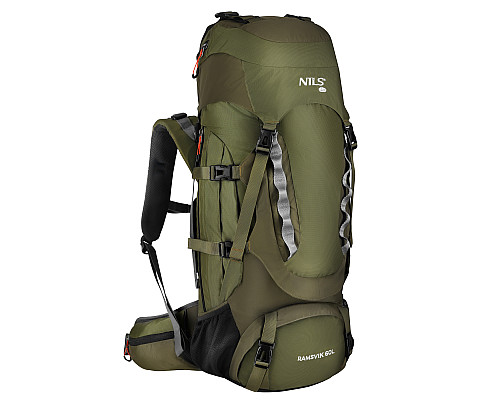 Рюкзак туристичний NILS CAMP NC1994 RAMSVIK 60 л, хакі