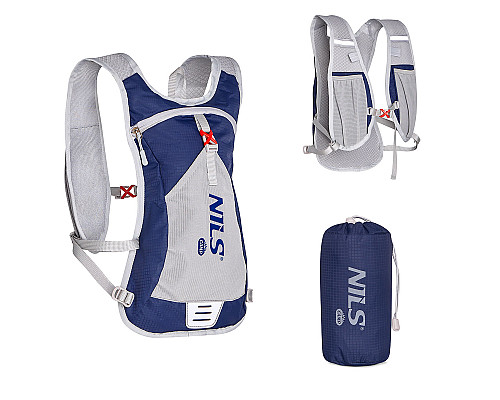 Рюкзак для бігу NILS CAMP NC1708 Tripper 10 л, сіро-синій