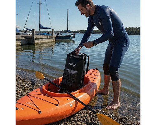 Герморюкзак NILS CAMP NC17108 25 л, чорний