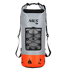 Герморюкзак NILS CAMP NC17108 25 л, сіро-помаранчевий