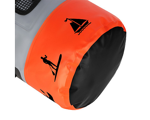 Герморюкзак NILS CAMP NC17108 25 л, сіро-помаранчевий