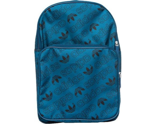 Спортивний рюкзак Adidas Adicolor Medium (DV0187) - бірюзовий з емблемами