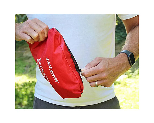 Рюкзак водонепроникний OverBoard OB1225R-EU 20 л - чорно-червоний