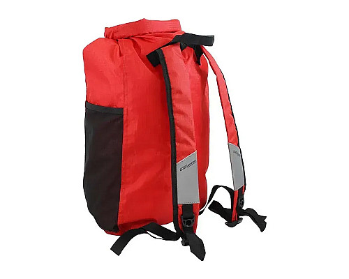 Рюкзак водонепроникний OverBoard OB1225R-EU 20 л - чорно-червоний