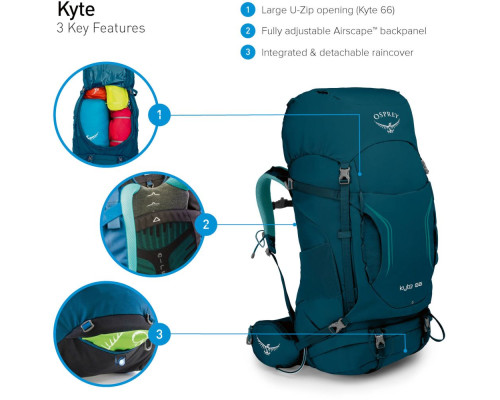 Рюкзак Osprey Kyte 66 Рюкзак Osprey Kyte 66